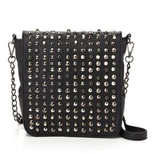 Cesca London New York Studded Crossbody Purse